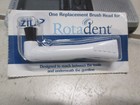 Rotadent Electric Toothbrush Classic Round Flat Tip Brush Replacement Head Zila