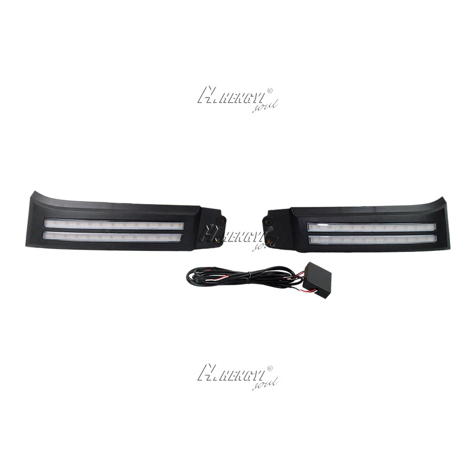 LED Daytime Running Light For 2007-2013 Toyota Tundra 2008-2017 Sequoia Fog Lamp - Image 3 of 4