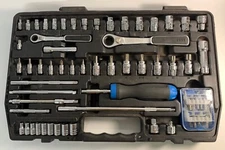 Gear Ratchet NAPA Mechanics Tool Socket Set Metric 69 Pieces (Missing Multiple)