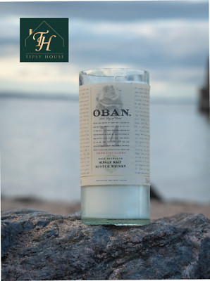 Genune Tipsy House Candle Co (OBAN 14 Jahre) Flaschenkerze