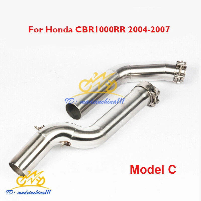Motorcycle Exhaust Connector Pipe Middle Link Tube for Honda CBR1000RR CBR600RR - Изображение 4 из 4