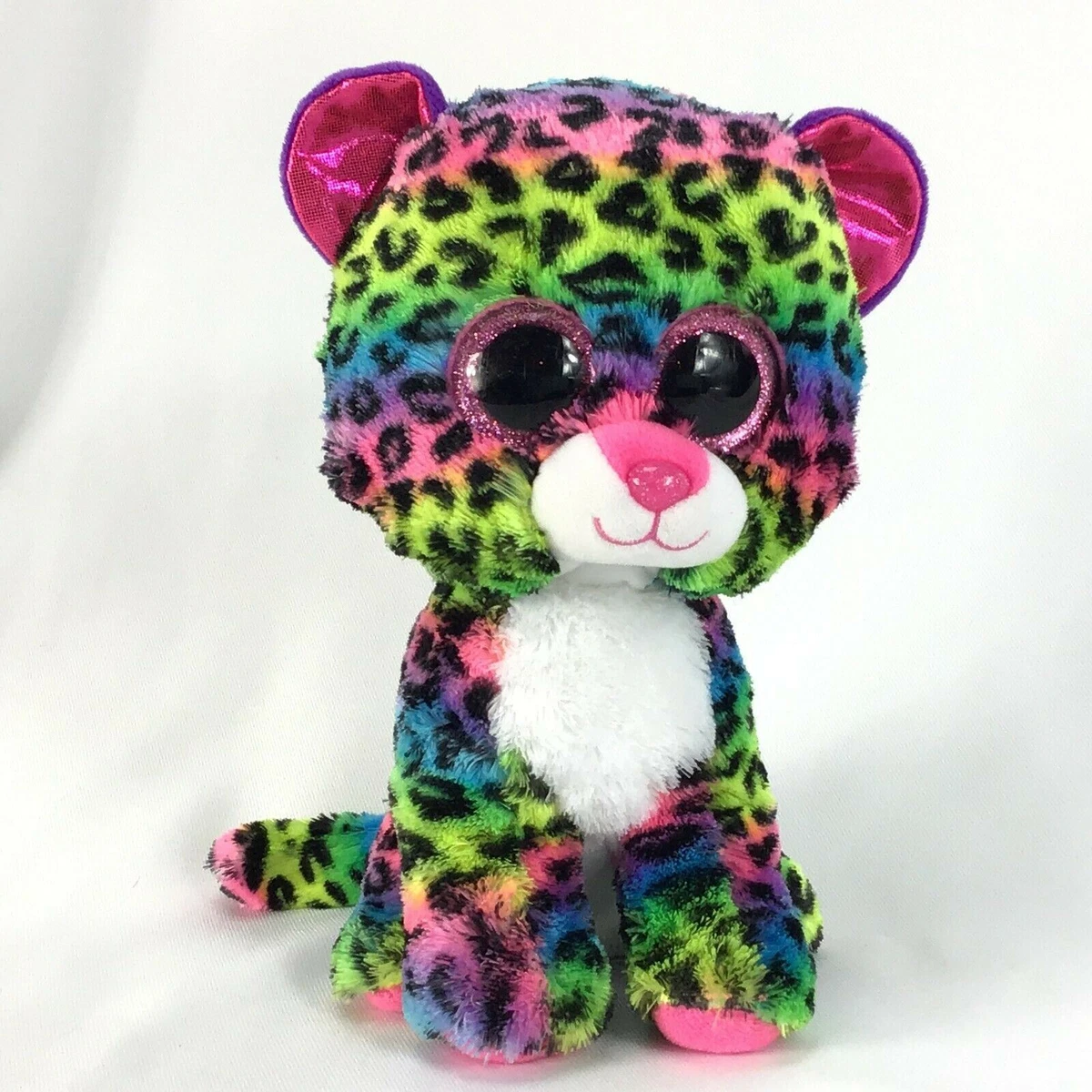 Rainbow cheetah beanie boo deals