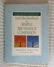 SIMPLE ABUNDANCE Companion Book Author Sarah Ban Breathnach Worksbook 271 Pages 