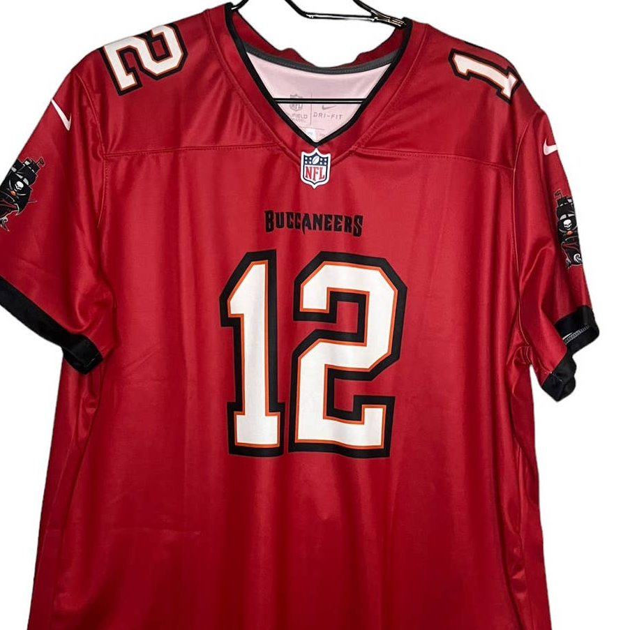Fit Nfl Jerseys Big Tom Brady Buccaneers #12 Big And Tall Jersey
