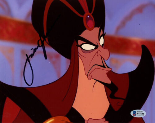 JONATHAN FREEMAN SIGNED 8x10 PHOTO VOICE OF JAFAR ALADDIN DISNEY BECKETT BAS