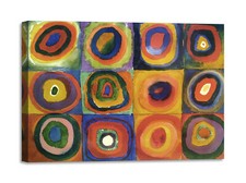 Quadro stampa su tela con vernice effetto dipinto - x