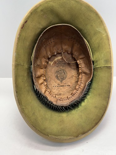 Early 1900’s Walter Barnard & Son Jermyn St Military Pith Helmet - Picture 7 of 12