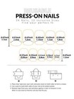24x Short Square False Nails French Manicure Fake Tips Press On Full Cover Nails