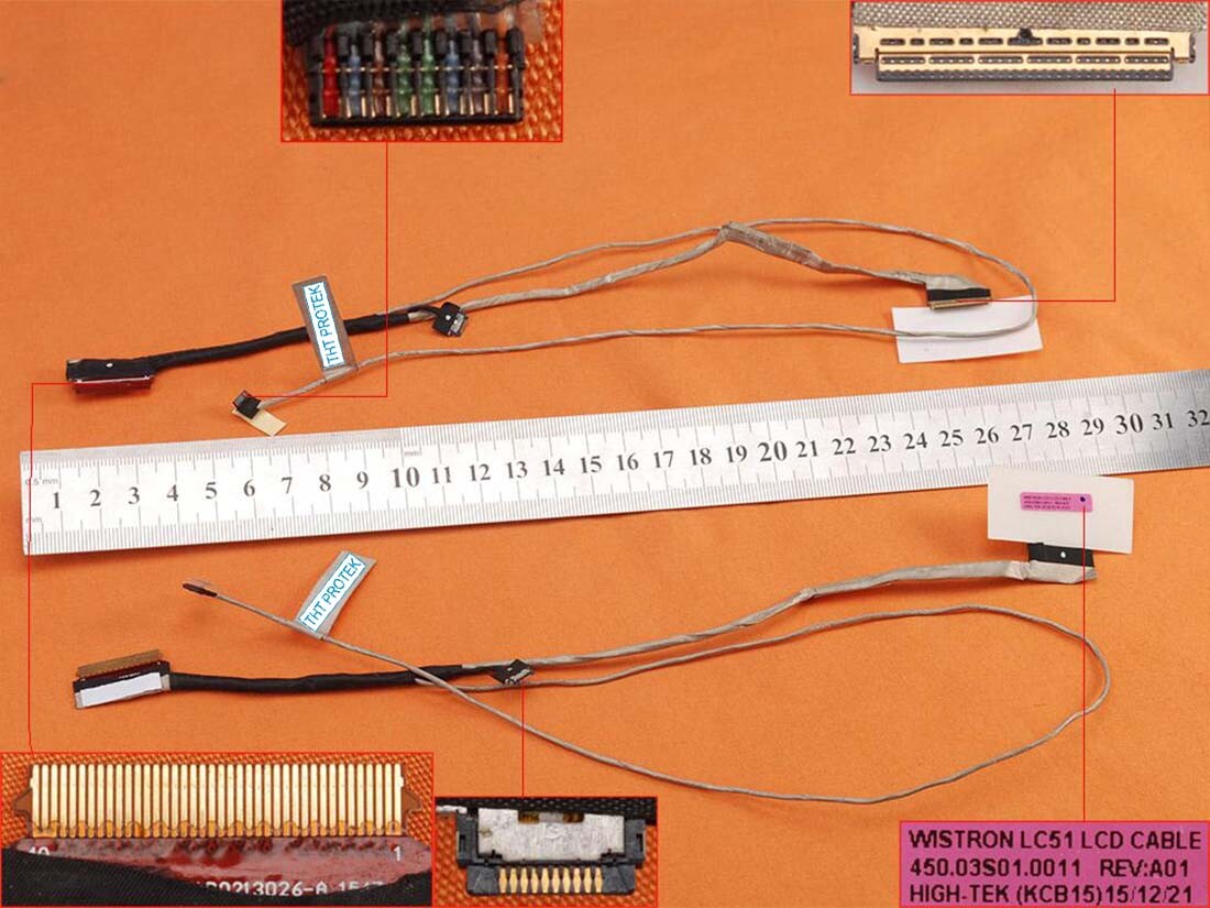 T-ProTek Displaykabel - Kompatibel Für N550JV-1A CMOS EDP Laptop
