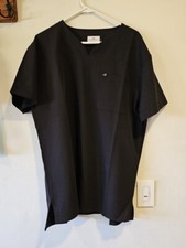 Streamline Black Finch Scrub Top Black Women's Size 2XL