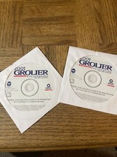 2001 Grolier Encyclopedia PC Software