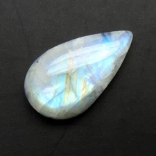 32.95 cts pear shape natural moonstone gemstone 32x18x7 mm gemstone cab 