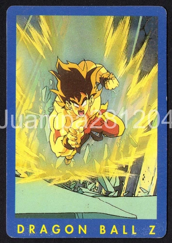 SON GOKU #23 CROMO DRAGON BALL Z TRADING CARDS SERIE 1 AZUL 1996 PANINI