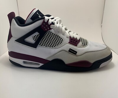 Size 14 - Jordan 4 Retro x Paris Saint-Germain Bordeaux 2020 PSG