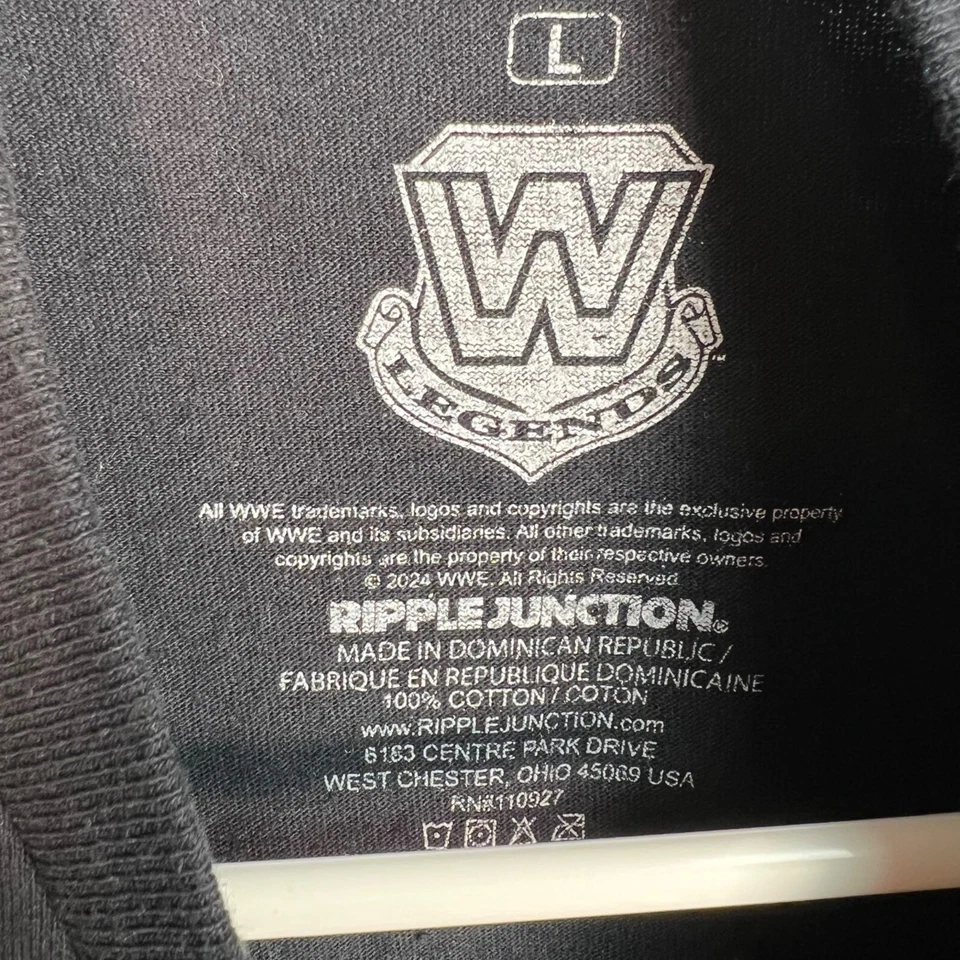 WWE WrestleMania X7 T-Shirt Stone Cold Vs The Rock T Shirt Adult Large Black Men - Image 3 of 4