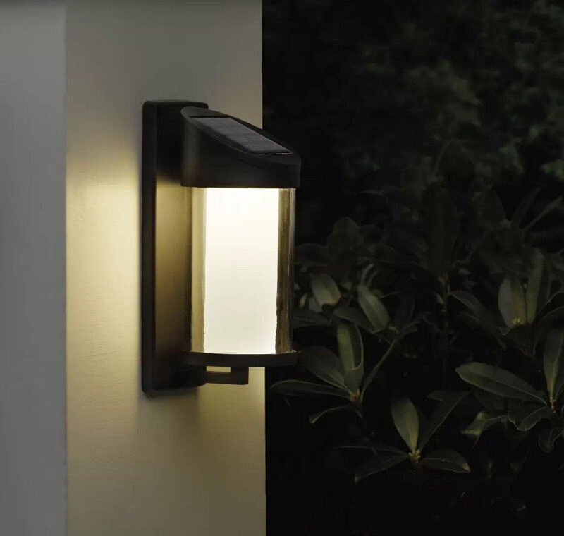 Naturally Solar 4Pack GTX Solar LED Wall Fence Lights Post Accent