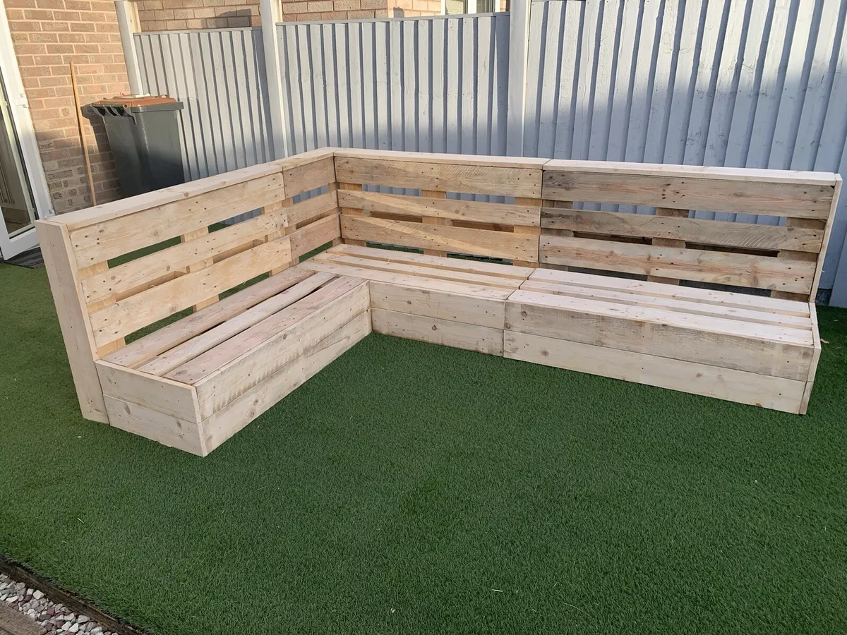 wooden pallet garden furniture eBay