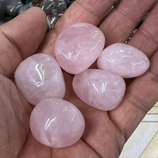 100g Beautiful Tumbled Rose Quartz Crystal Bulk Polished Stone Healing