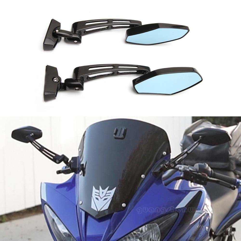 Motorcycle Rearview Mirrors For Yamaha FZ1 YZF R1 R6 S Suzuki GSXR