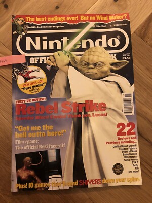 Issue 132 Nintendo Official Magazine 2003 Star Wars Yoda Rebel Strike