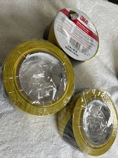 3 Rolls Safety Caution Warning Stripe Tape Reflective Hazard Tape 2' Uline/3M