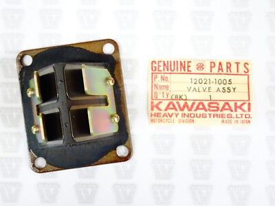 Kawasaki NOS NEW 12021-1005 Reed Valve Assy KE KX KDX KE175 KX80