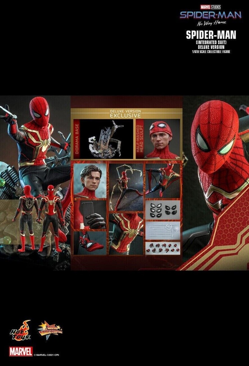 IN STOCK New Hot Toys MMS624 NO WAY HOME 1/6 SPIDER-MAN
