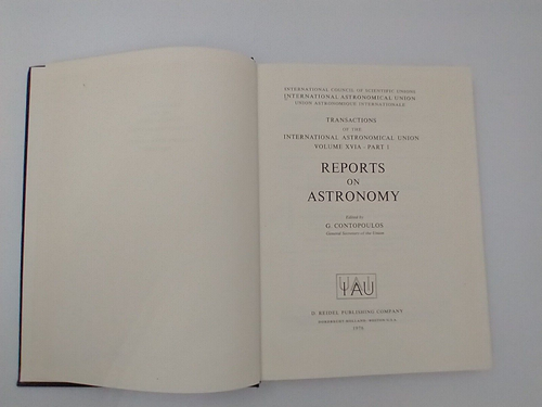 Reports on Astronomy, Editor: G. Contopoulos. International Astronomical Union. - Imagen 2 de 12
