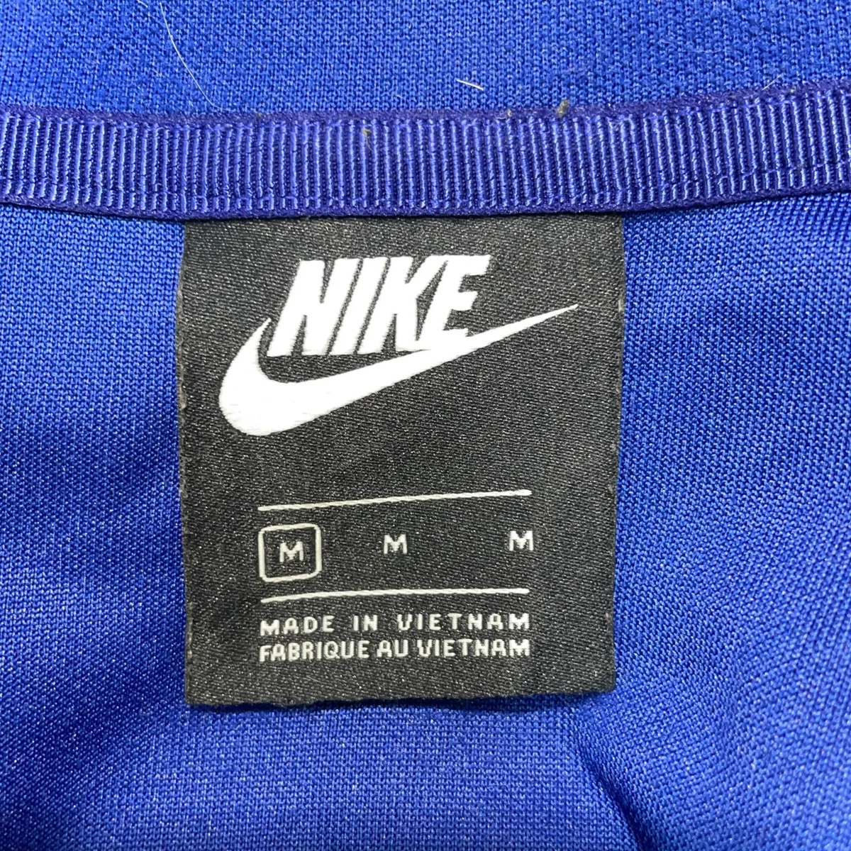Nike, Trainingsset, Größe: M, Polyester, Blau/Weiß, Print #ZmE