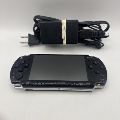 Sony PSP 2001 Slim Black Bundle Console Slim Games WORKING TESTED No Battery