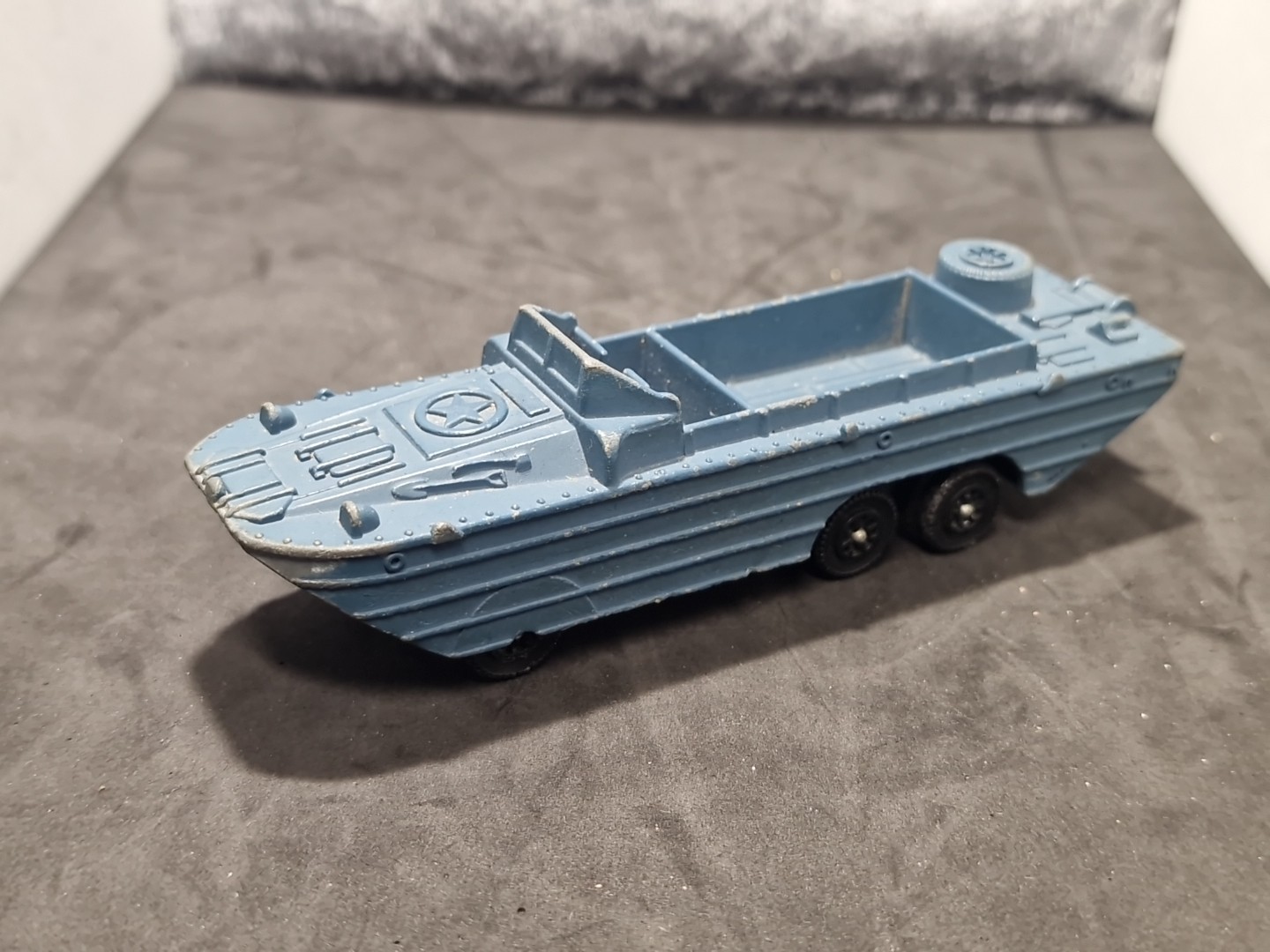 Dinky Toys 1:43 - 1 - Voiture Miniature - DUKW Amphibien 1963 Ref 825 Nieuwstaat - Un Dinky Toy A L Etat Neuf Vehicule Amphibie Navire Fabrique En France Meccano Mignon