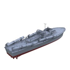 Kit Modelo 1/72 US Navy Elco Clase PT-20 Motor Torpedero Barco