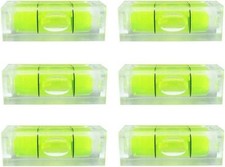 6pcs Small Bubble Level Mini Square Bubble Spirit Levels Leveling Tools New...