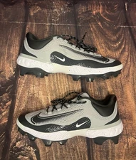 Nike Alpha Huarache Elite 4 Low MCS Mens Smoke Grey Baseball FD6221-002 Size 14