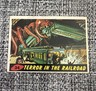 1962 Topps Mars Attacks Set-Break # 34 Terror In Railroad Bu