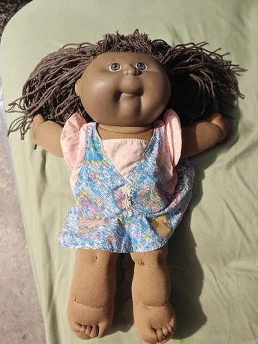 1990 Vintage Cabbage Patch Kids African Pretty Crimp 'n' Curl CPK Needs Clean