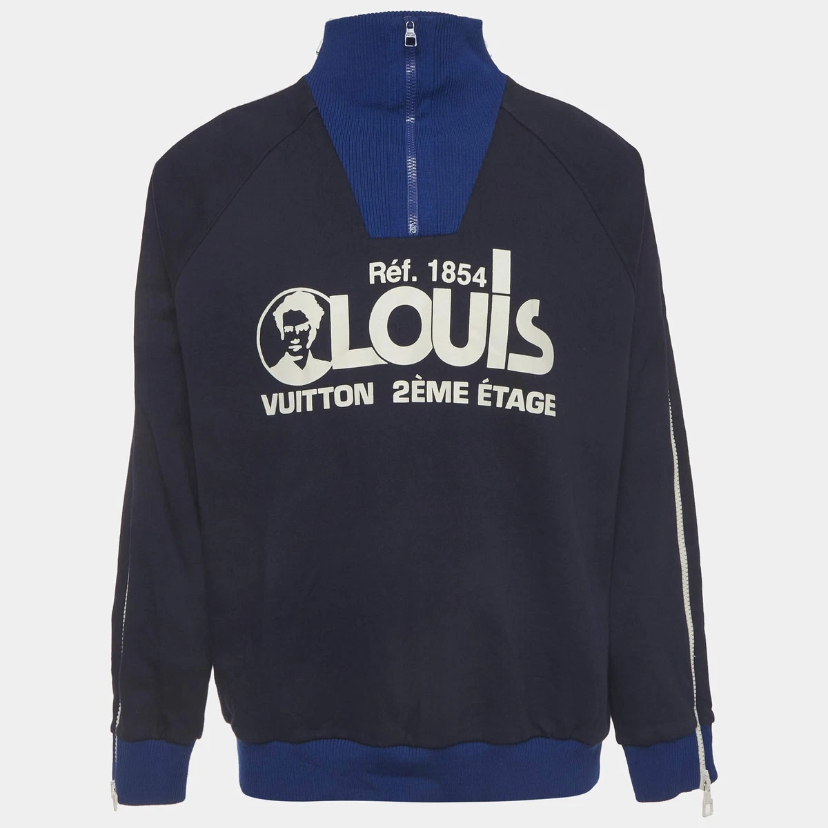 Louis Vuitton Cotton Blue Sweaters for Men for sale | eBay