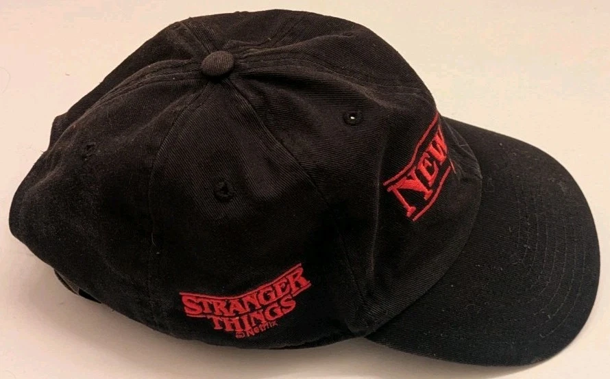 Rare 47' Stranger Things Netflix x MLB New York Mets Black Adjustable Hat - Image 3 of 4