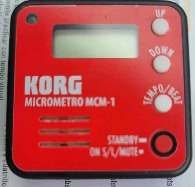 Korg Micrometro Digital Metrónomo MCM-1 Tamaño de Bolsillo Portátil LCD Clip En Nuevo Foto 3 de 4
