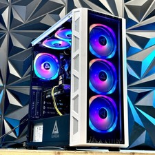 RGB Gaming Desktop PC Intel i7 6-Core RTX 5060 32GB RAM Windows 11 Ready