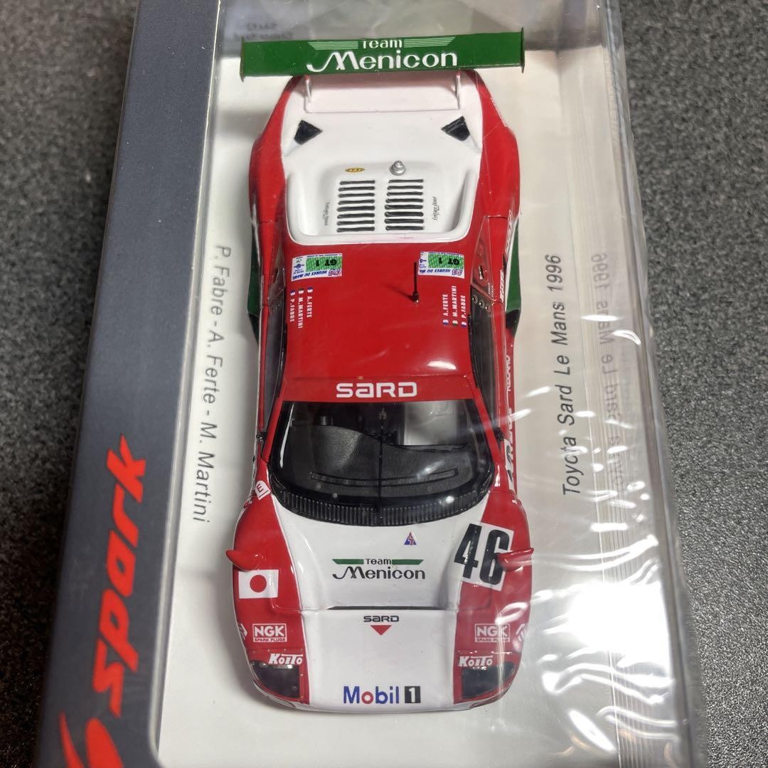 SPARK 1/43 トヨタ Sard サード ルマン 1996 Spark 1/43 Toyota SARD Third Le Mans 1996 Racing Car Model