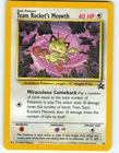 Team Rocket's Meowth - #18 WOTC Black Star Promo - Pokémon TCG - 2000