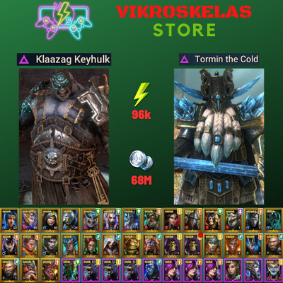 Raid Shadow Legends | Starter acc with Klaazag : 96k energy / 31 Legendary hero