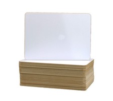 6" x 9" Two-Sided Dry Erase White Boards, Classroom Pack, Double Sided Lapboa...