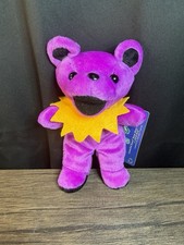 NWT Grateful Dead Bean Bear Collectibles  Cassidy  Liquid Blue 7" Purple Plush