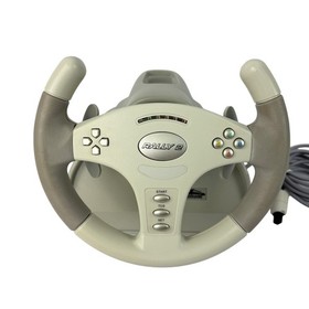 Pelican RALLY 2 Racing Wheel Controller for Sega Dreamcast Wired VMU Slot