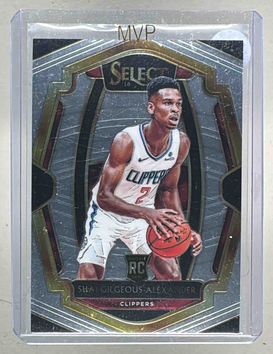 Shai Gilgeous-Alexander 2018 Panini Select #104 Rookie RC Premier Level B