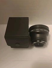 Tokina Video Tele Converter VC 2.0x/ Rokinon UV 46mm Camera Lens w Box Japan