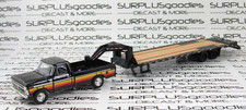 Greenlight 164 Loose Black 1977 Ford F-100 F100 Pickup Wgooseneck Trailer