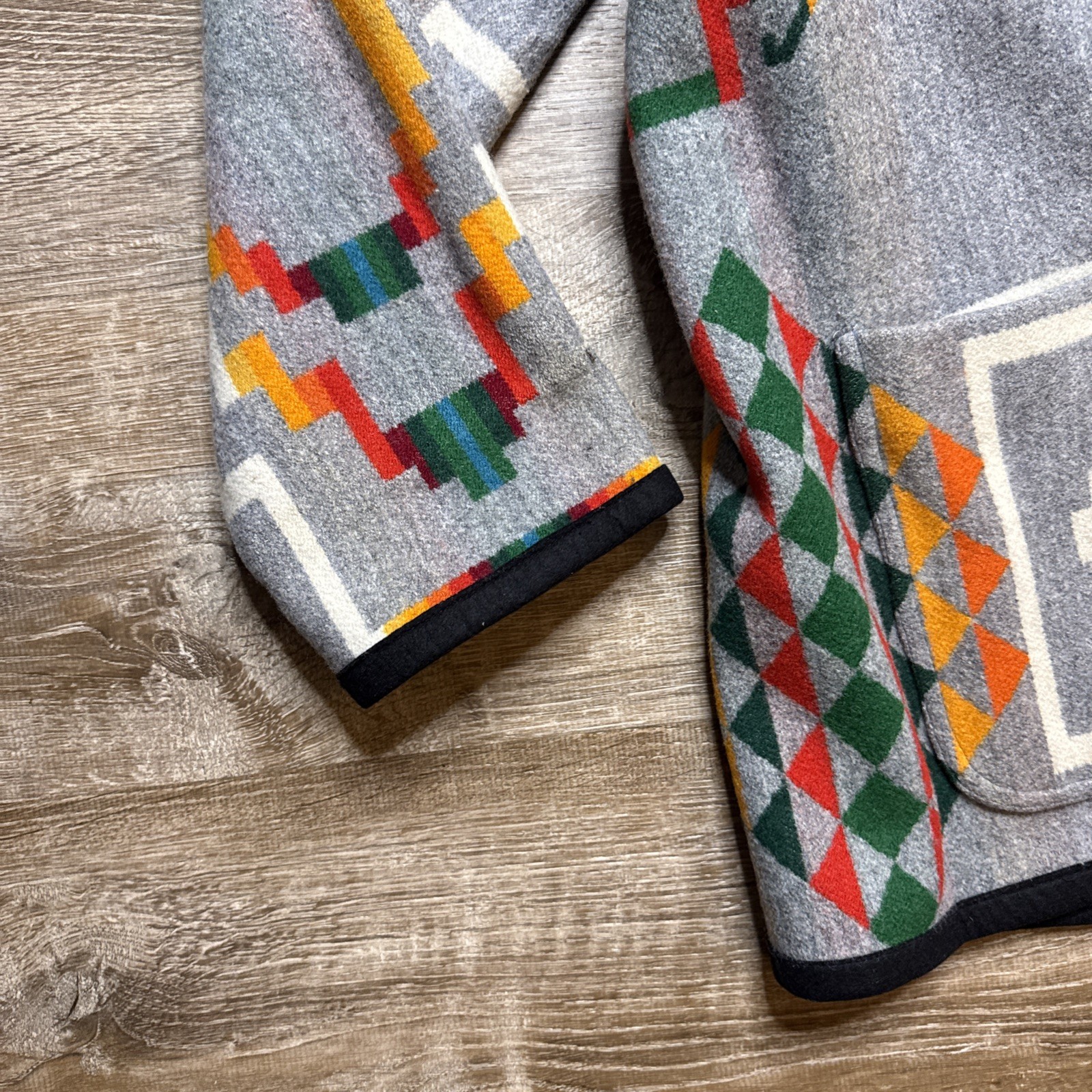 Pendleton Style Wool Blank reversible Women’s Bla… - image 11